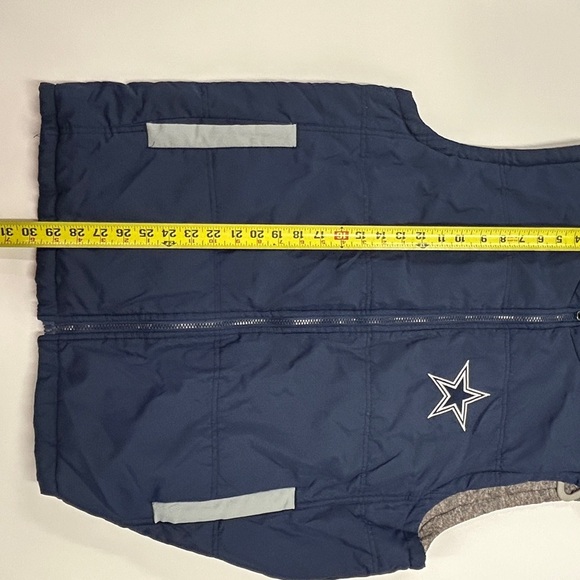 0078 Dallas Cowboys Puffer Vest Mens 2x Reversible G-III Apparel NFL Football - Picture 6 of 8